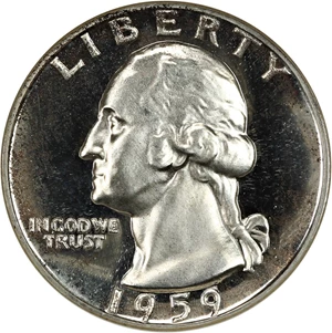 image for: 1959 25c NGC Proof 67 UCAM