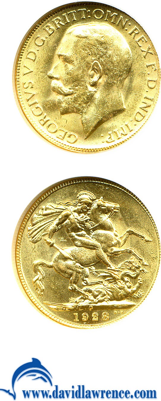 image for: Australia: 1928-P Sov (KM-29) NGC MS63 