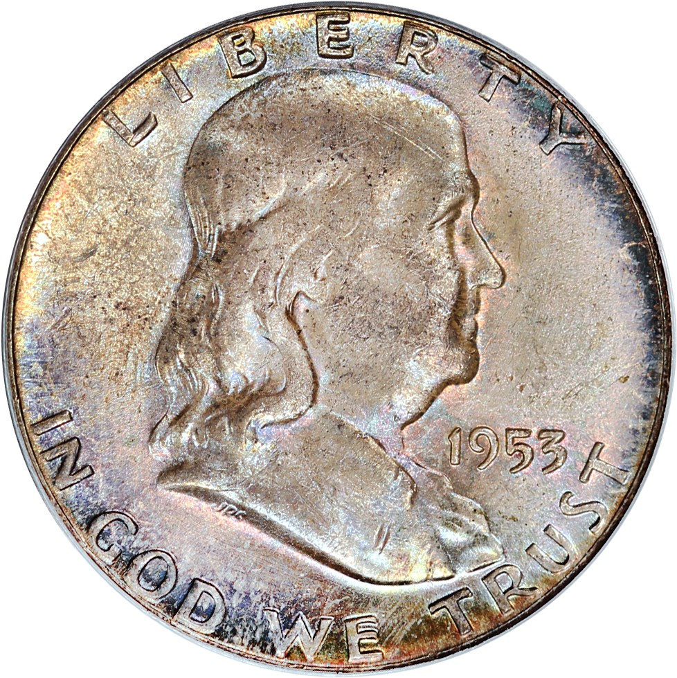 image for: 1953 50c PCGS MS66