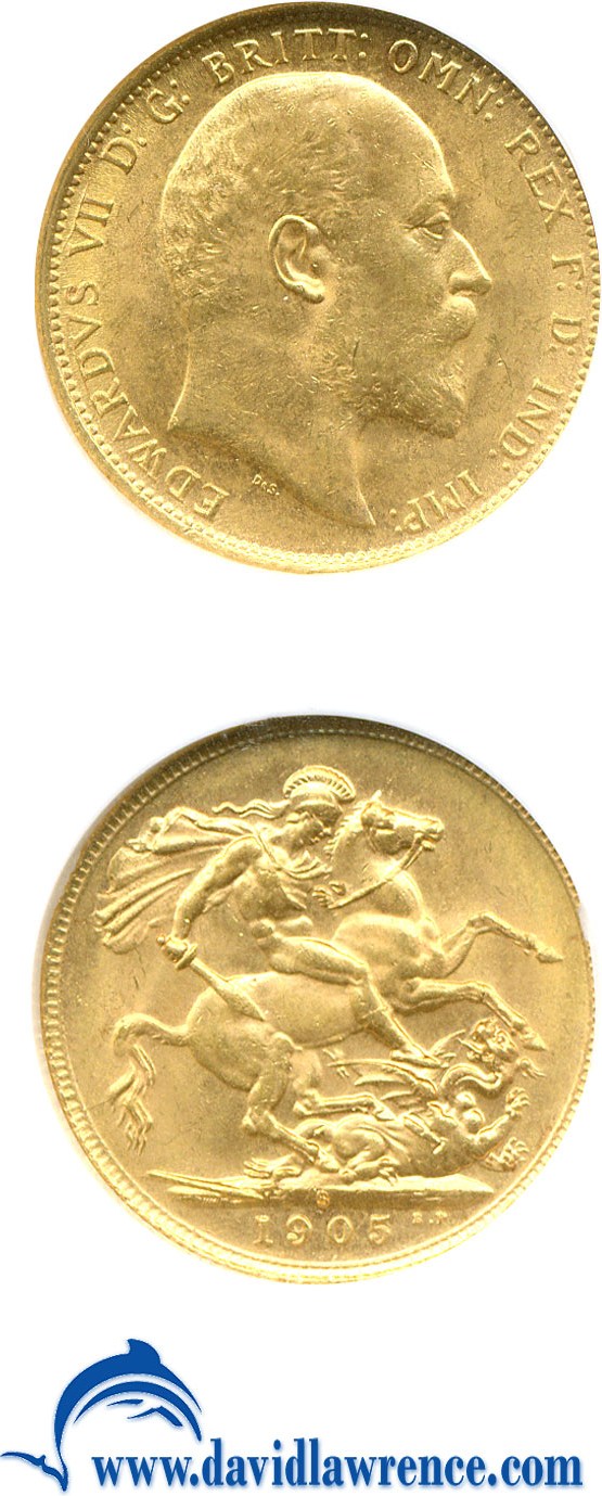 image for: Australia: 1905-S Sov (KM-15) NGC MS63 