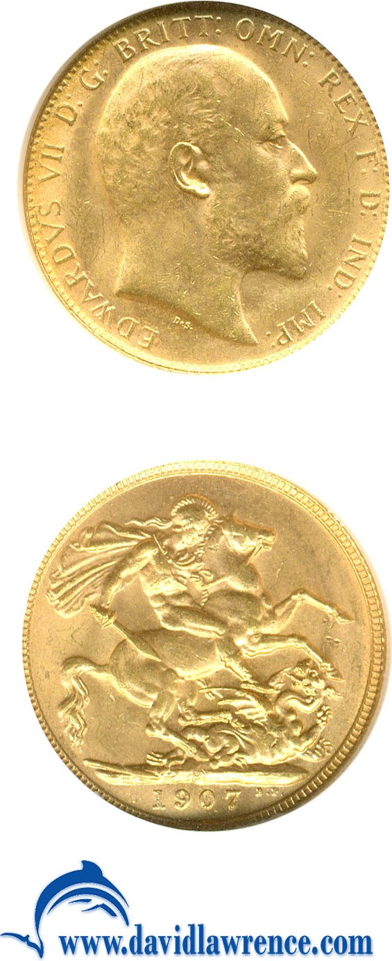 image for: Australia: 1907-P Sov (KM-15) NGC MS63 