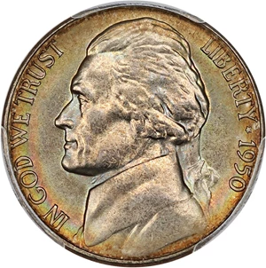 image for: 1950 5c PCGS MS67 FS