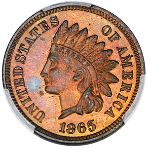 image for: 1865 1c PCGS Proof 65 RB