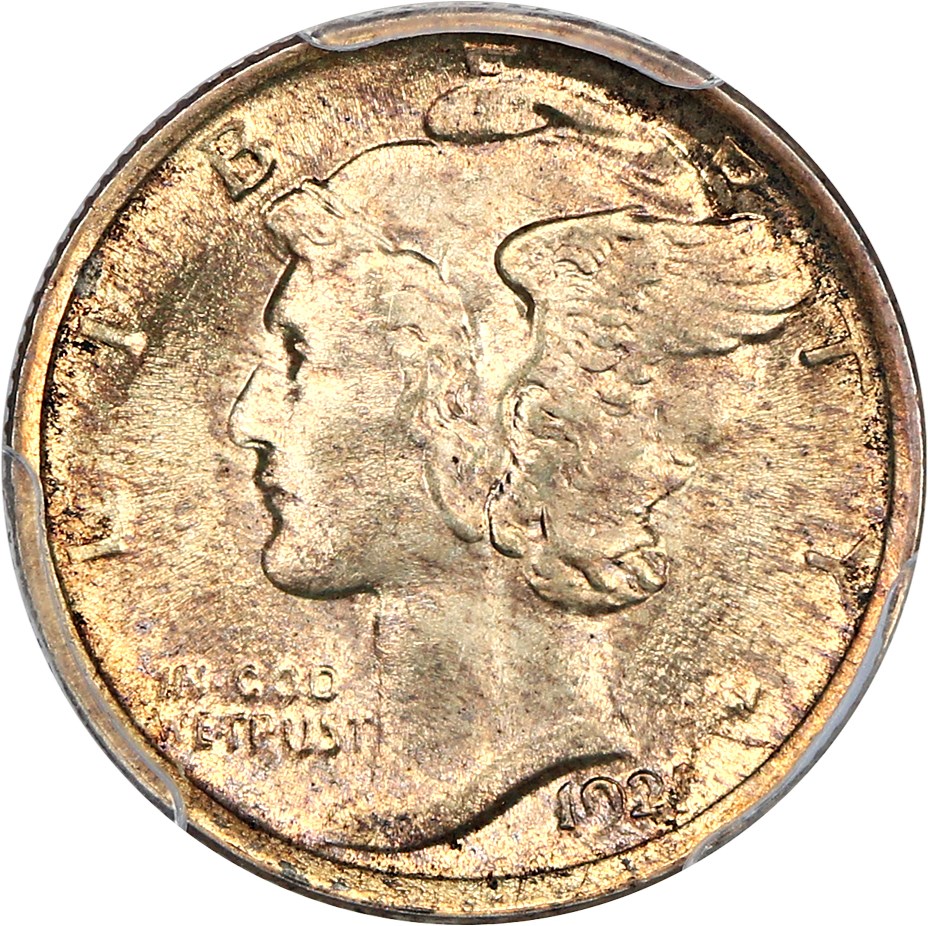 image for: 1921 10c PCGS MS65 FB