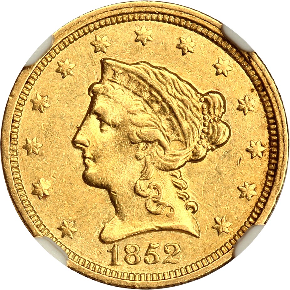 image for: 1852-C $2 1/2 NGC AU55