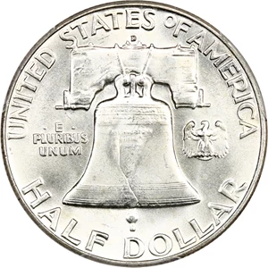 image for: 1962-D 50c PCGS MS66