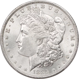 image for: 1885-O $1 PCGS MS64