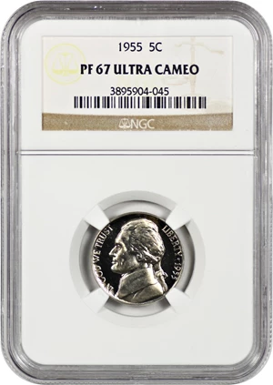 image for: 1955 5c NGC Proof 67 UCAM