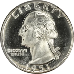 image for: 1951 25c PCGS Proof 66+ CAM