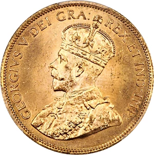 image for: Canada: 1914 $10 PCGS MS65 (KM-27, Canadian Gold Reserve)