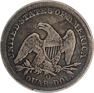 image for: 1851-O 25c PCGS F12