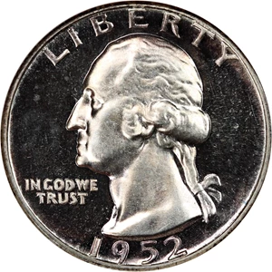 image for: 1952 25c NGC Proof 66 CAM
