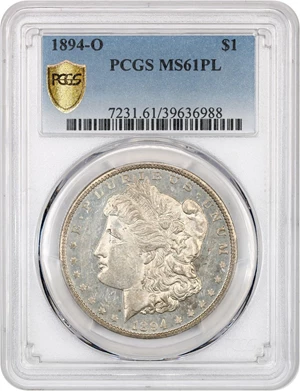 image for: 1894-O $1 PCGS MS61 PL