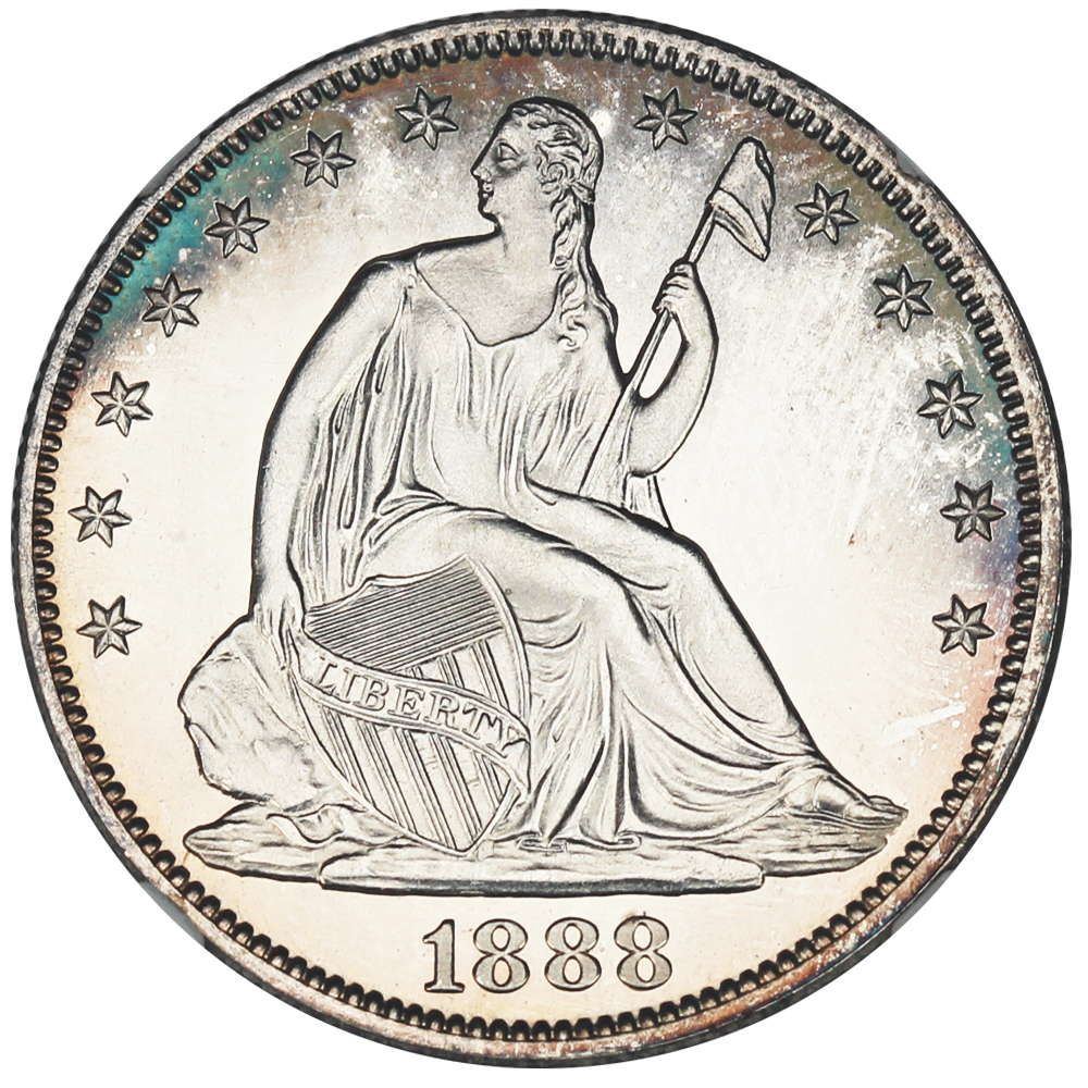 image for: 1888 50c NGC Proof 65 CAM