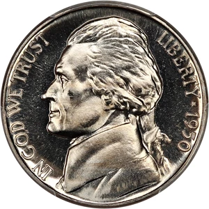 image for: 1950 5c PCGS Proof 67 CAM