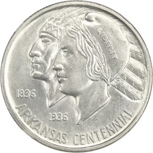 image for: 1935-D Arkansas 50c NGC MS64