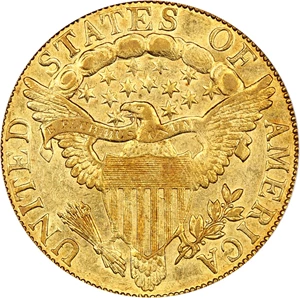 image for: 1804 $10 PCGS AU55 (Crosslet 4, OGH)