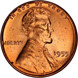 image for: 1955 1c NGC MS67 RD