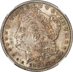 image for: 1881-O $1 NGC MS63