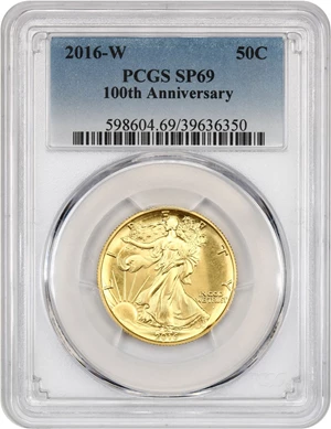 image for: 2016-W 50c PCGS Proof 69 (100th Anniversary)