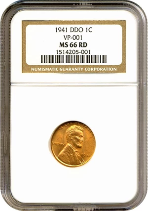 image for: 1941 1c Doubled Die Obverse NGC MS66 RD (VP-001)