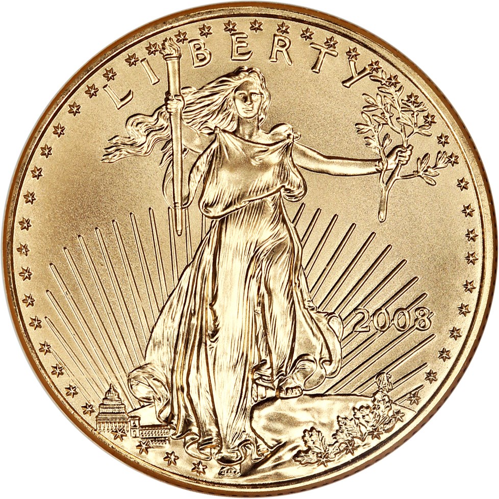 image for: 2008 Gold Eagle $25 NGC MS69 (Early Releases)