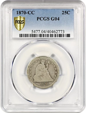 image for: 1870-CC 25c PCGS Good-04