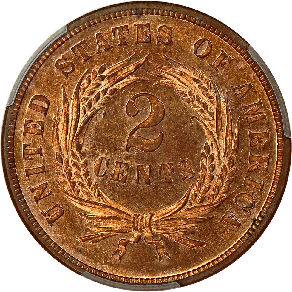 image for: 1871 2c PCGS Proof 65 RD
