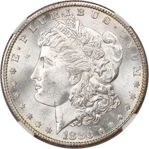 image for: 1880-S $1 NGC MS65