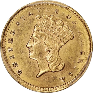 image for: 1860-S G$1 PCGS MS62