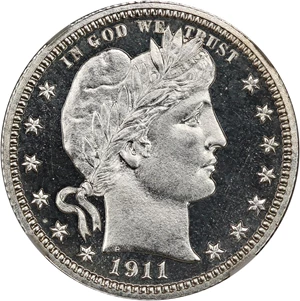 image for: 1911 25c NGC Proof 66 CAM