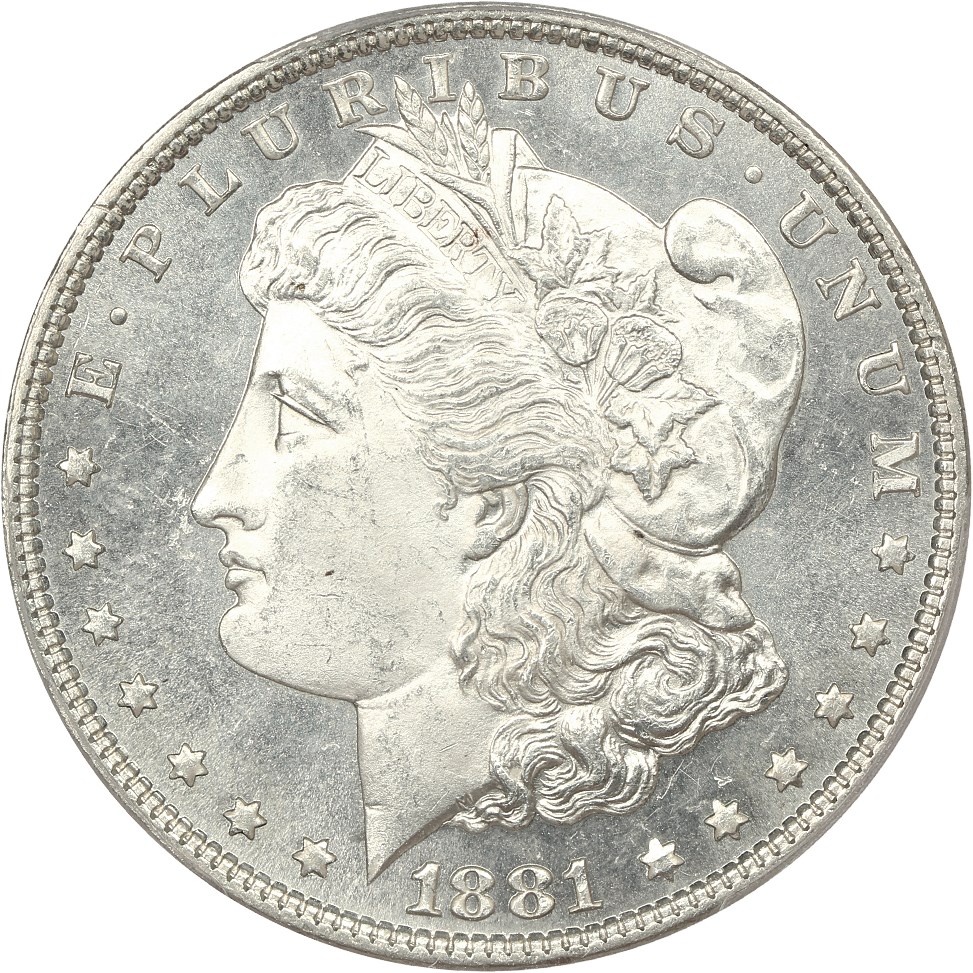 image for: 1881 $1 PCGS MS63 PL
