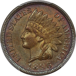 image for: 1896 1c PCGS MS64 RB