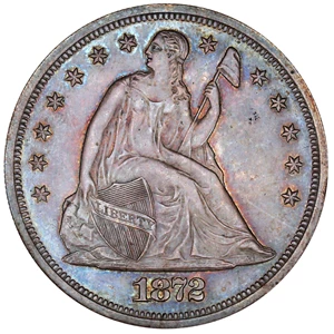 image for: 1872 $1 NGC Proof 63