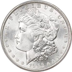 image for: 1886 $1 PCGS MS65