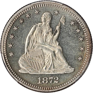 image for: 1872 25c PCGS/CAC Proof 62