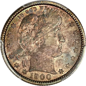 image for: 1900-O 25c PCGS MS65