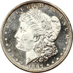 image for: 1897-S $1 PCGS MS63 PL