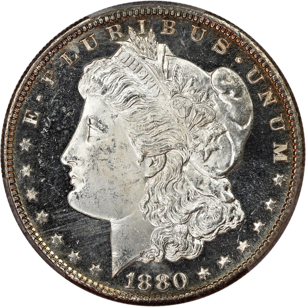 image for: 1880-S $1 PCGS MS64 PL (80/79)
