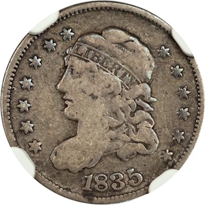 image for: 1835 H10c NGC VG-08 (Large Date, Large 5C)