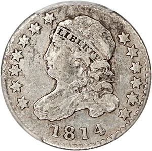 image for: 1814 10c PCGS VF30 (STATESOF)