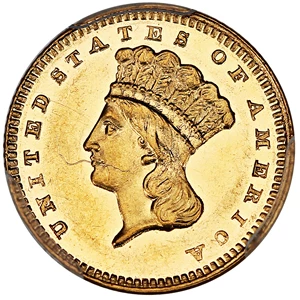 image for: 1886 G$1 PCGS Proof 62 CAM