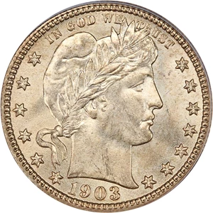 image for: 1903 25c PCGS MS65