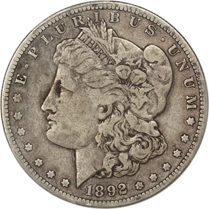 image for: 1892-S $1 PCGS F15