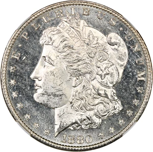 image for: 1880-S $1 NGC MS64 PL