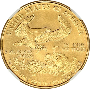 image for: 1986 Gold Eagle $10 NGC MS69