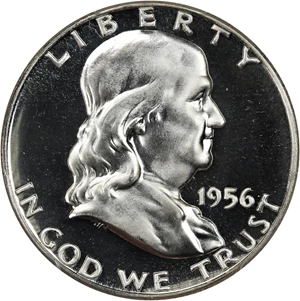 image for: 1956 Type 2 50c PCGS Proof 67 CAM