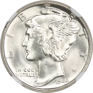 image for: 1944 10c NGC MS67