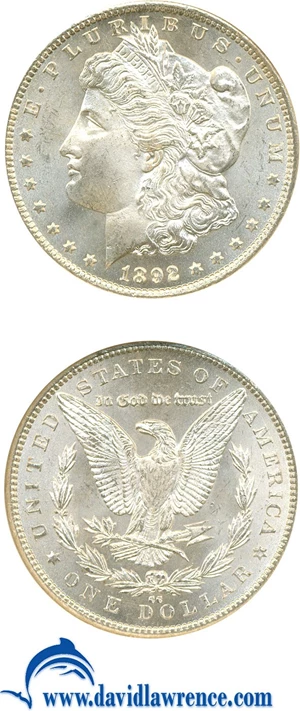 image for: 1892-CC $1 NGC MS66