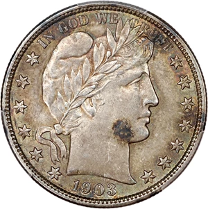 image for: 1903 50c PCGS AU55